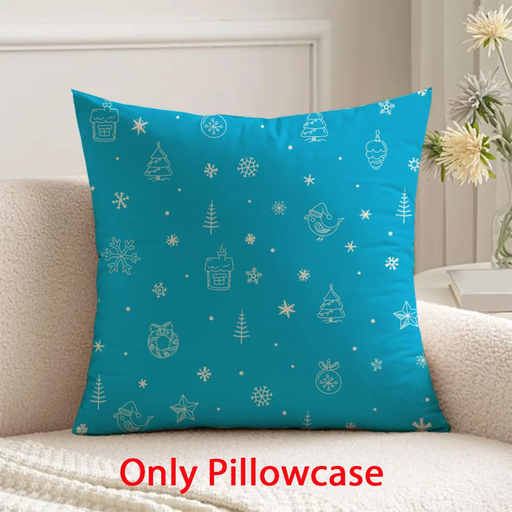 

Christmas Pillow cover winter Merry Christmas decorative 45x45 cushions cover for New Year pillow case
