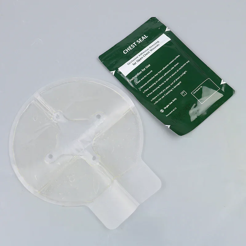 1PCS Safety Survival Emergency Trauma Sticker Chest Seal Vented First Aid Patch Outdoor Tool