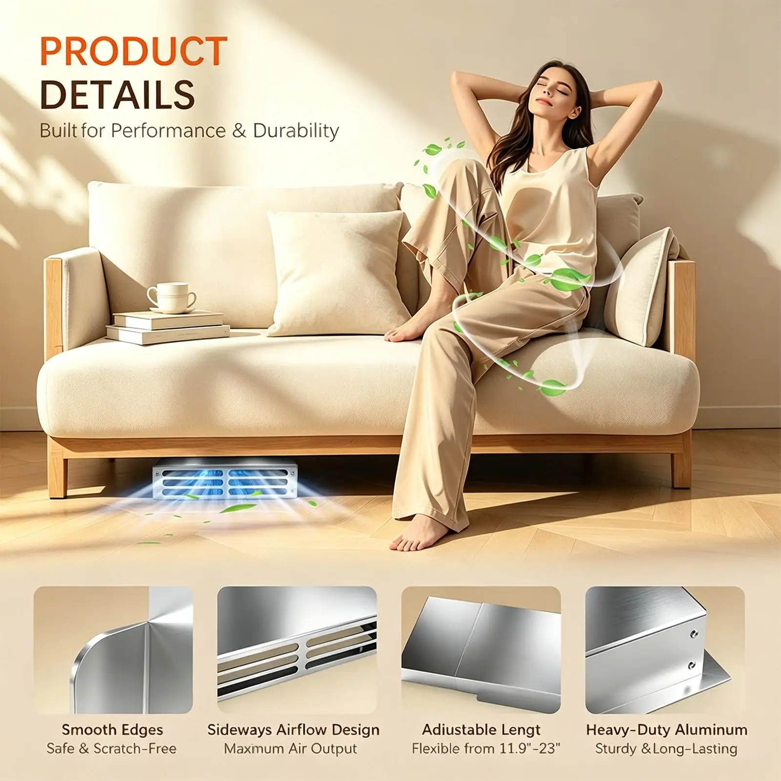 Vent Extender For Under Furniture Heat Resistant Stainless Steel Baseboard Vent Extender For Residences Apartments Offices