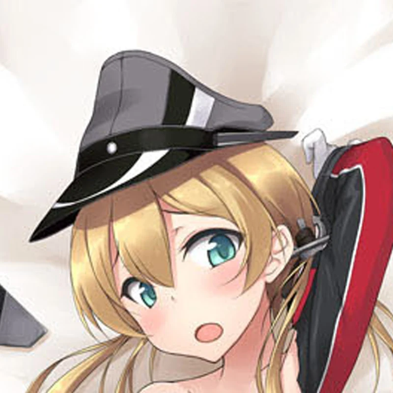 Dakimakura Anime Prinz Eugen Pillow Case Double-sided Print Of Life-size Body Pillowcase Gifts Cushion Cover