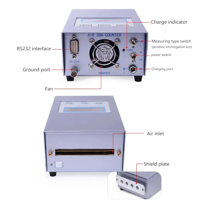 Nick 2026 Air Negative ion detector, negative ion concentration tester, air negative ion tester