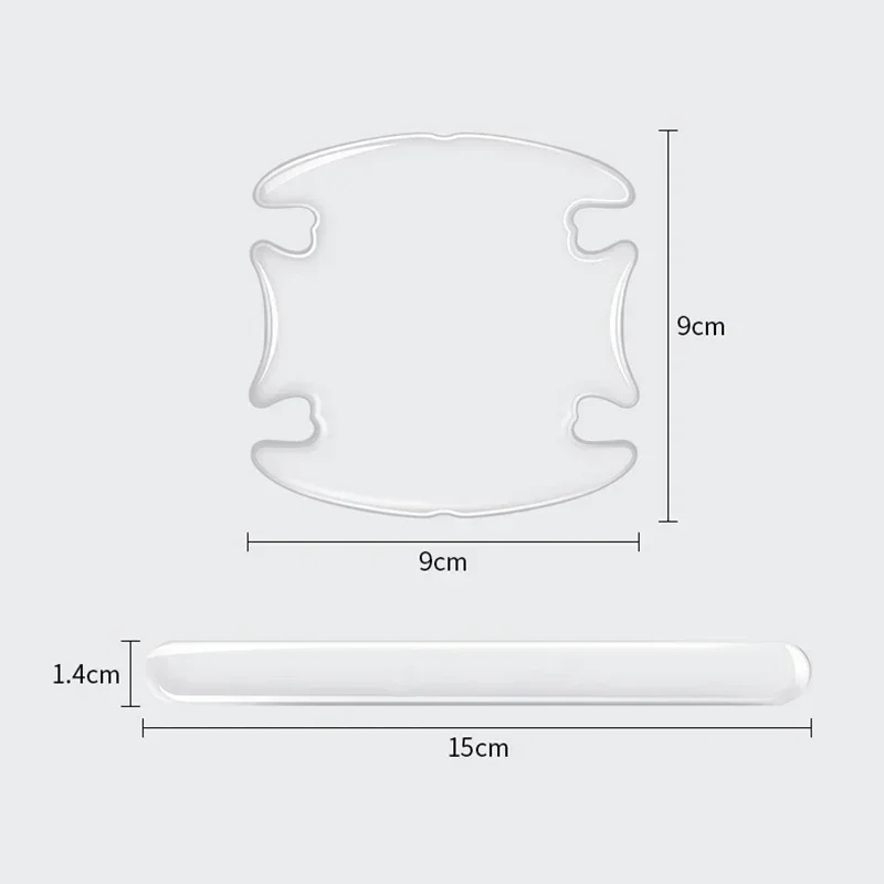 Car Door Handle Scratches Automobile Shakes Protective Films Car Handle Protection For skoda octavia a5 a4 mk1 fabia superb yeti