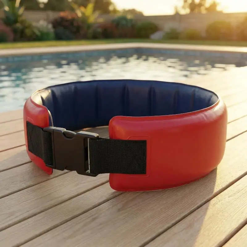 Inflatable Swim Floating Belt Safety Swimming Learning Training Float Aid Belt view 4