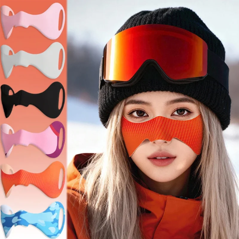 

Ski Face Protection Patches For Women Windproof Cold-Resistant Nose Cheek Warmers Breathable Winter Ski Mask For Outdoor Sports