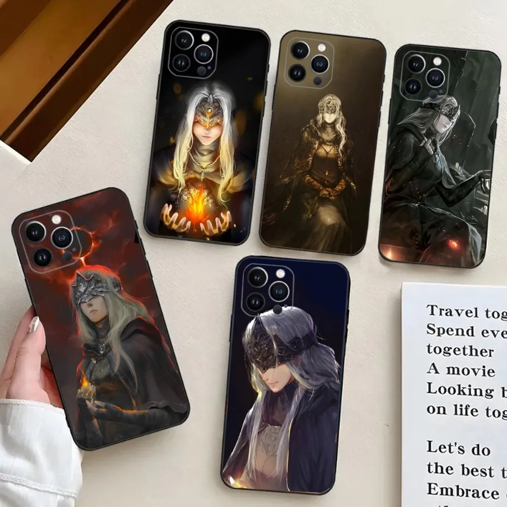

Firekeeper Dark Soul 3 Phone Case For iPhone 15,14,13,12,11,Plus,Pro Max,XS,X,XR,SE,Mini,8,7 Soft Silicone Cover