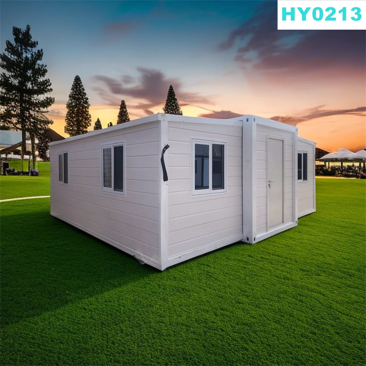 Cheap 20ft 40ft Prefab Expandable Steel Portable Foldable Tiny Mobile Container Homes Folding Container  House Office Villas