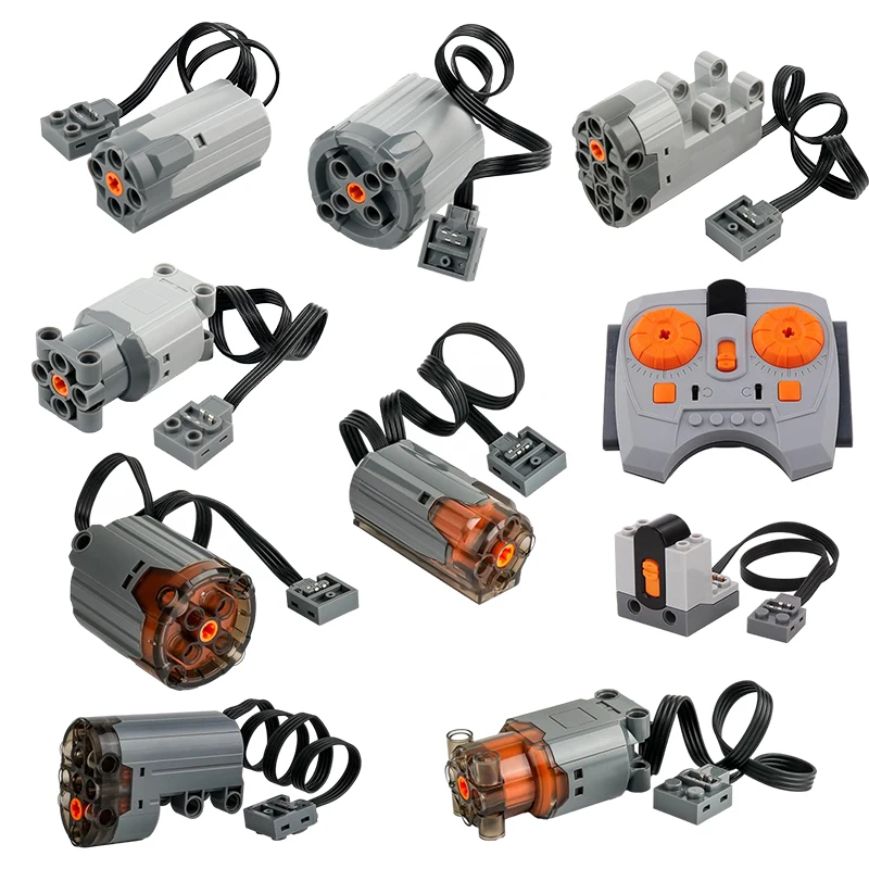MOC Power Functions M/L/XL Motor Kit mit Hochgeschwindigkeitstechnologie für technisch kompatible Bausteine DIY-Projekte