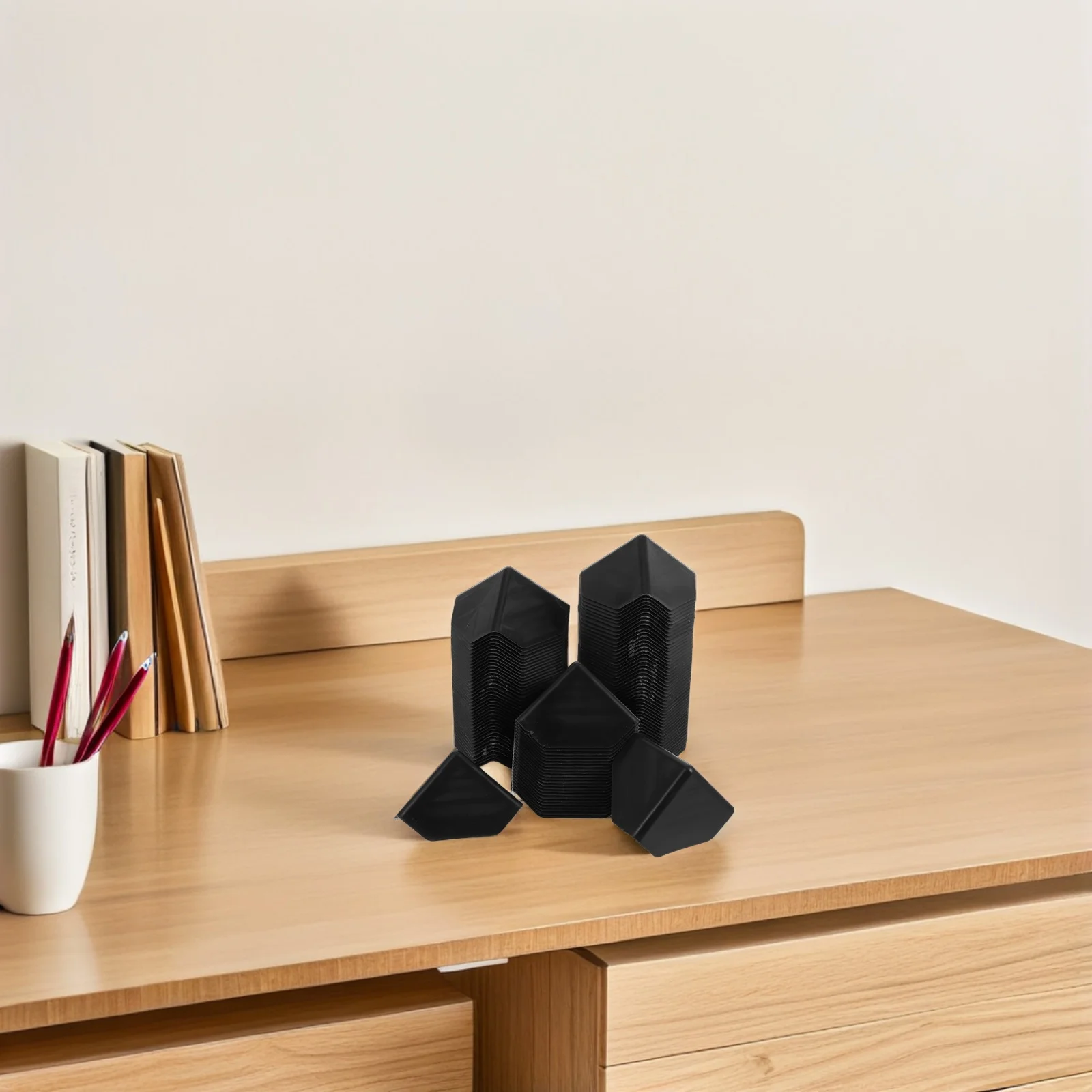 100Pcs Shipping Box Corner Protectors 60Mm Tough Plastic Edge Guards Full Coverage Protection for Furniture Moving Packing
