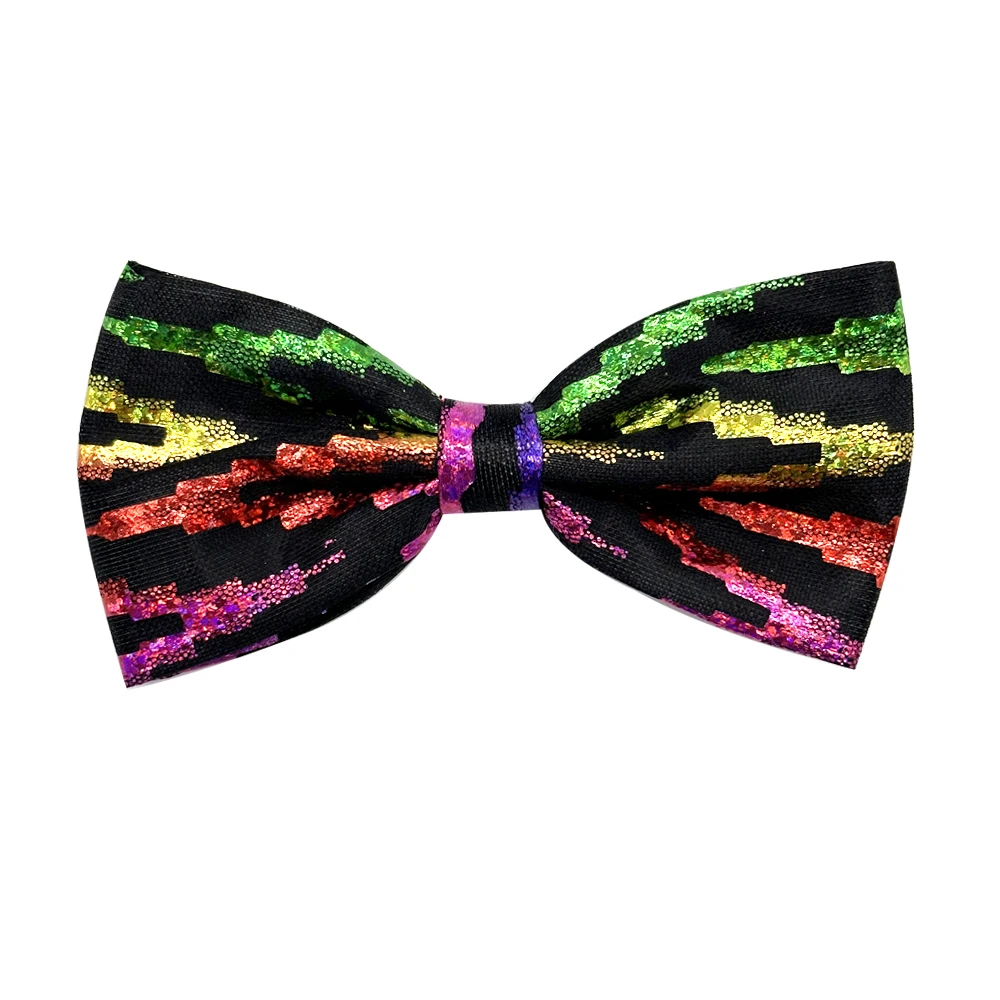 50/100Pcs Colorful Sequins Pet Supplies Sliding Dog Bow Tie Collar Accessories Dog Bows Small Dog Cat Bowties Pet Accessories