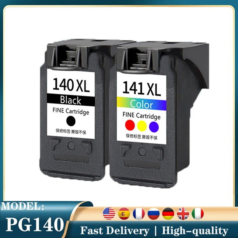 pg140 cl141 Compatible Ink Cartridge PG140 CL141 140 For Canon Pixma MG3110 MG3210 MG3510 MG2210 MG4110 MX474 printer