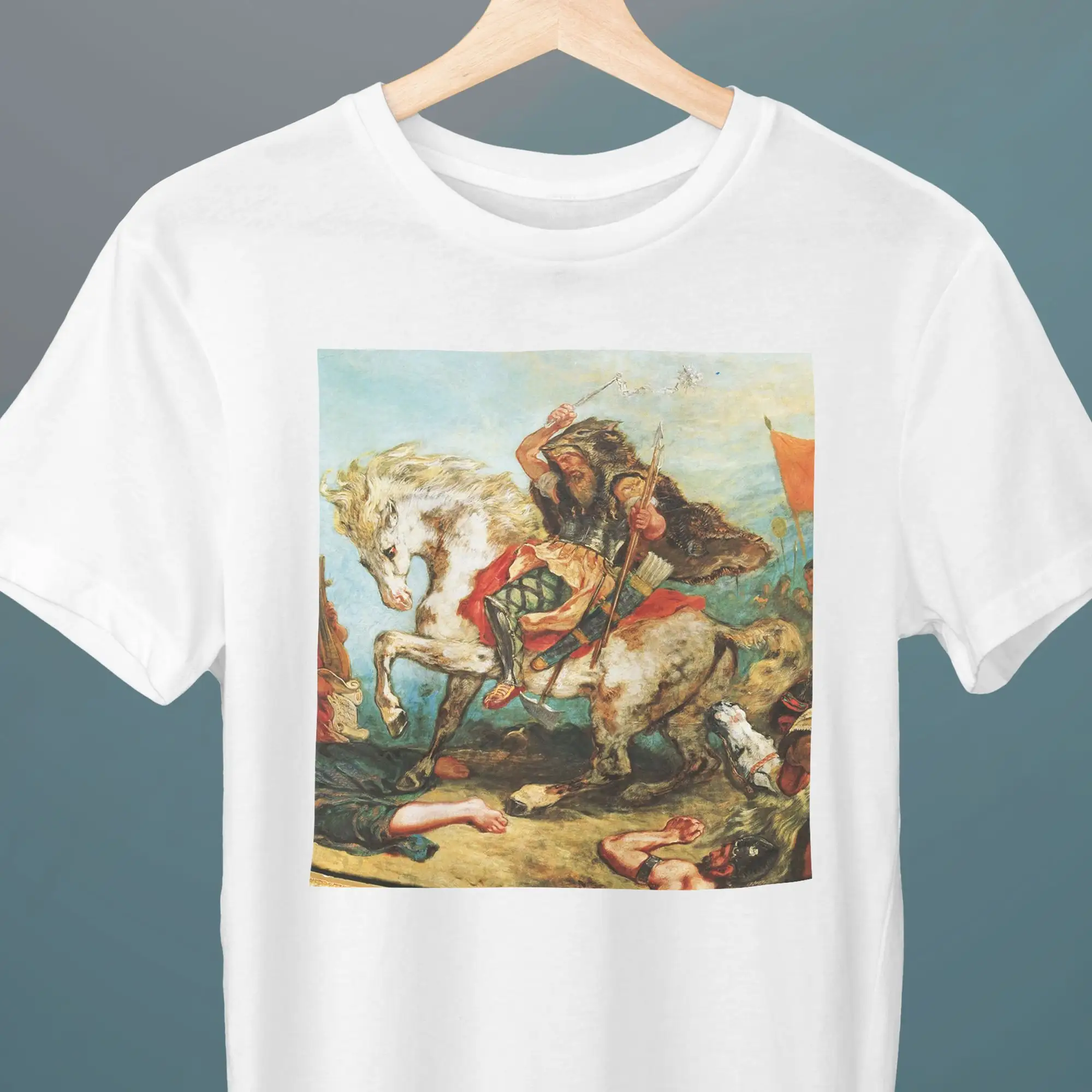 Латтила Хун, Юджин делacroix, футболка унисекс, художественная футболка, подарок для нее, подарок для Него, подарок для любимого искусства