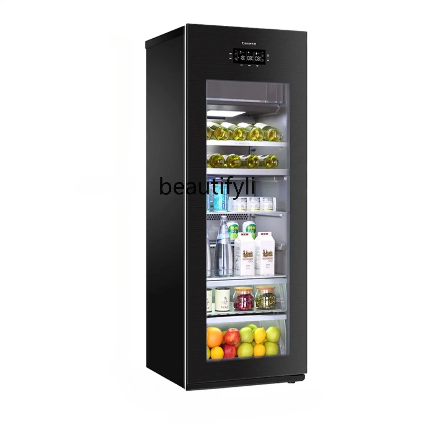 

220 liters household living room ice bar tea cabinet frozen ice office wine cabinet refrigerated beverage cabinet