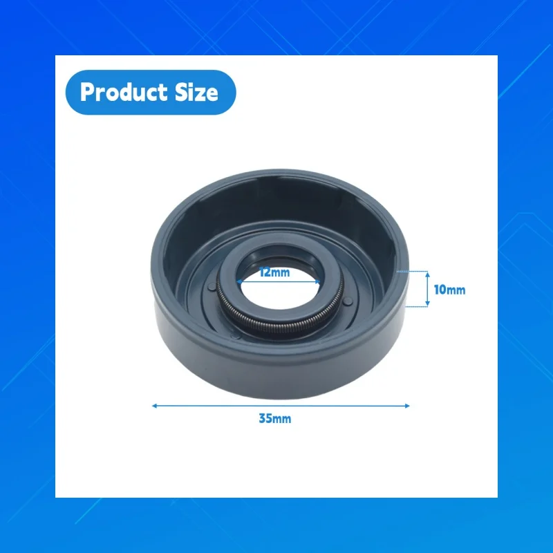 

DMHUI high-quality NBR rubber pressure-type oil seals, BAFSL1SF style, 12x35x10 mm, suitable for hydraulic pump and motor mainte
