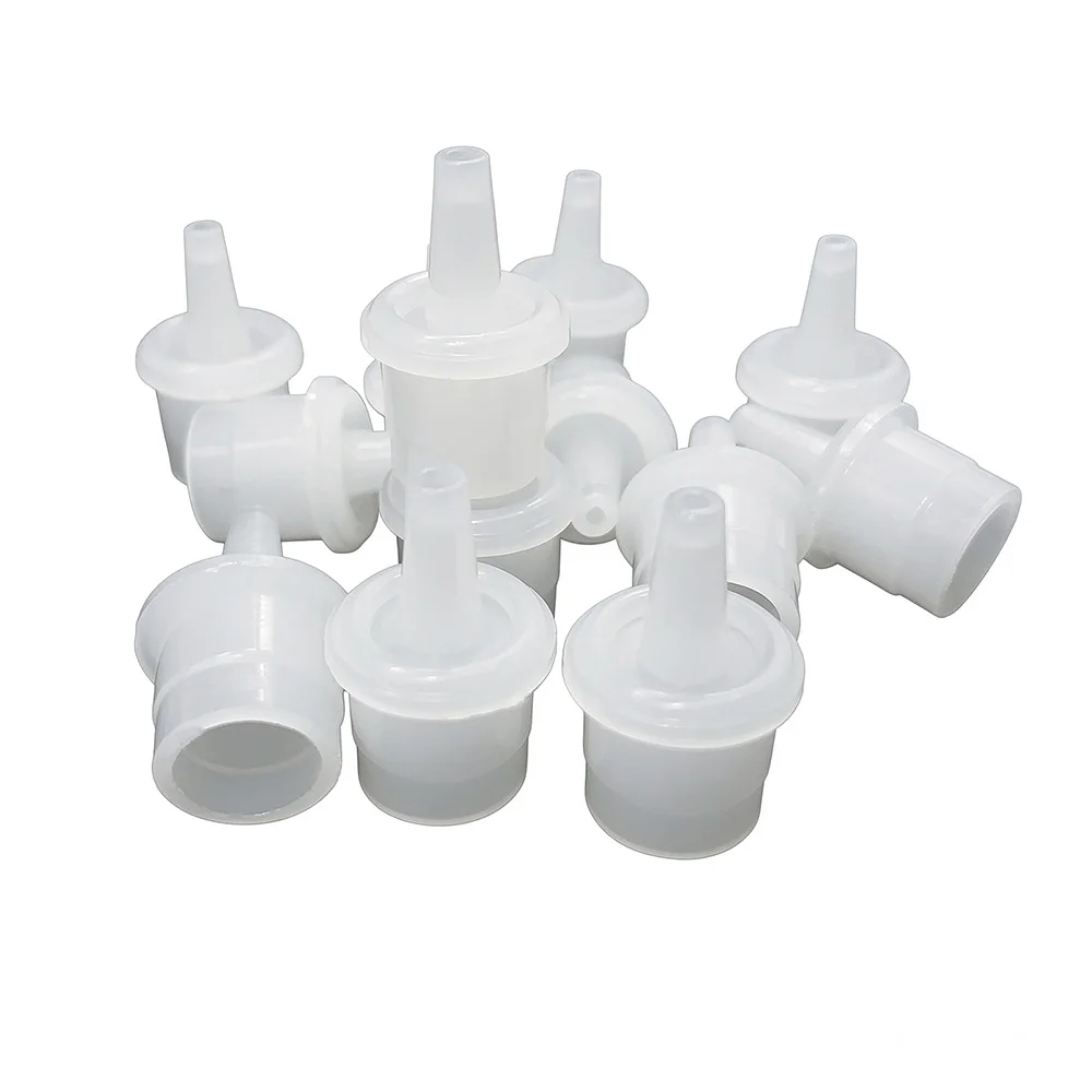 20Pcs Eyelash Glue Bottle Plug Adhesive Cup Nozzle Adhesive Holder Stopper Individual Eyelashes False Lash Extension Tools