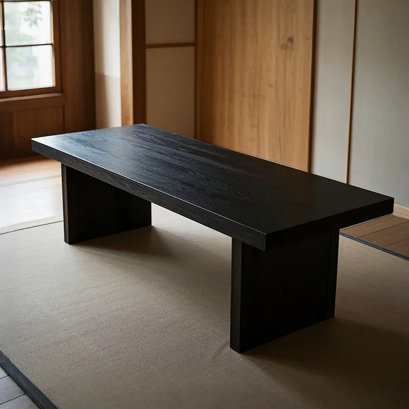 Modern Waterproof Dining Table Italian Luxury Japanese Restaurant Dining Table Salon Serving Drinks Wood Muebles Home Furniture