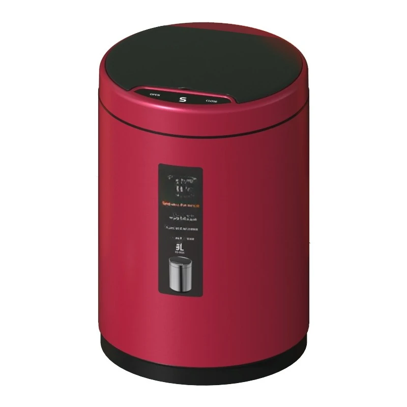 

Smart trash can, household, fully automatic induction, electric, light luxury, with lid, waterproof trash can
