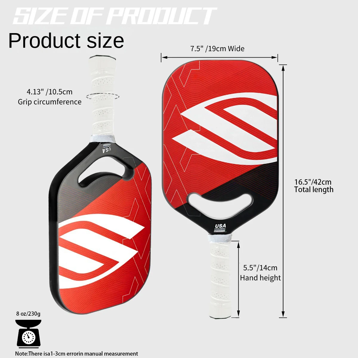 مضرب كرة المخلل من ألياف الكربون T700 الديناميكي المجوف من Florek بتصميم بدون حواف، يفضل للرياضات الخارجية والداخلية