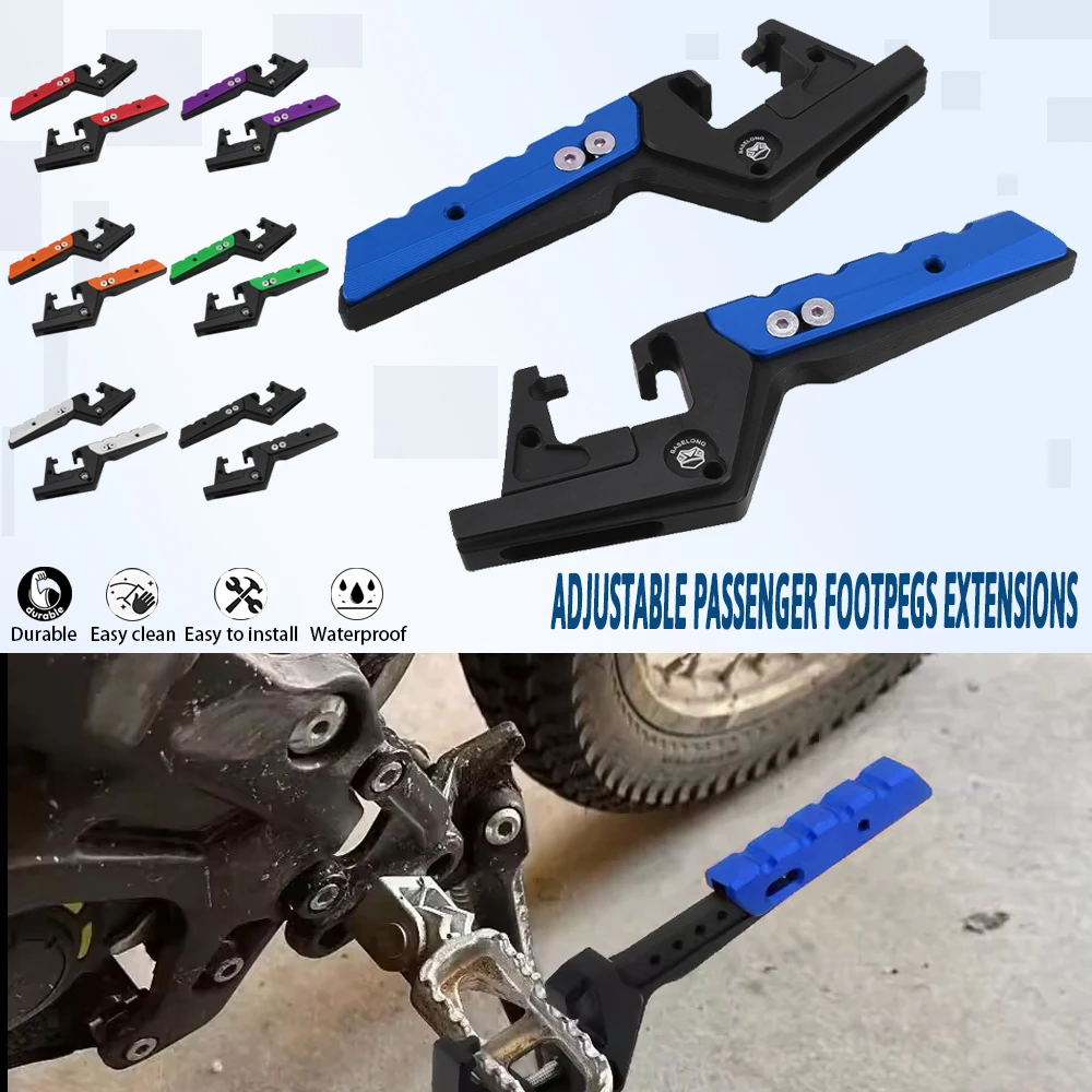 

For Honda CR 80/85/125/250/500R CRF 110R 150R 250R 450R All Year Passenger Footpegs Extensions For RIEJU MR250 300 PRO 2021 2026