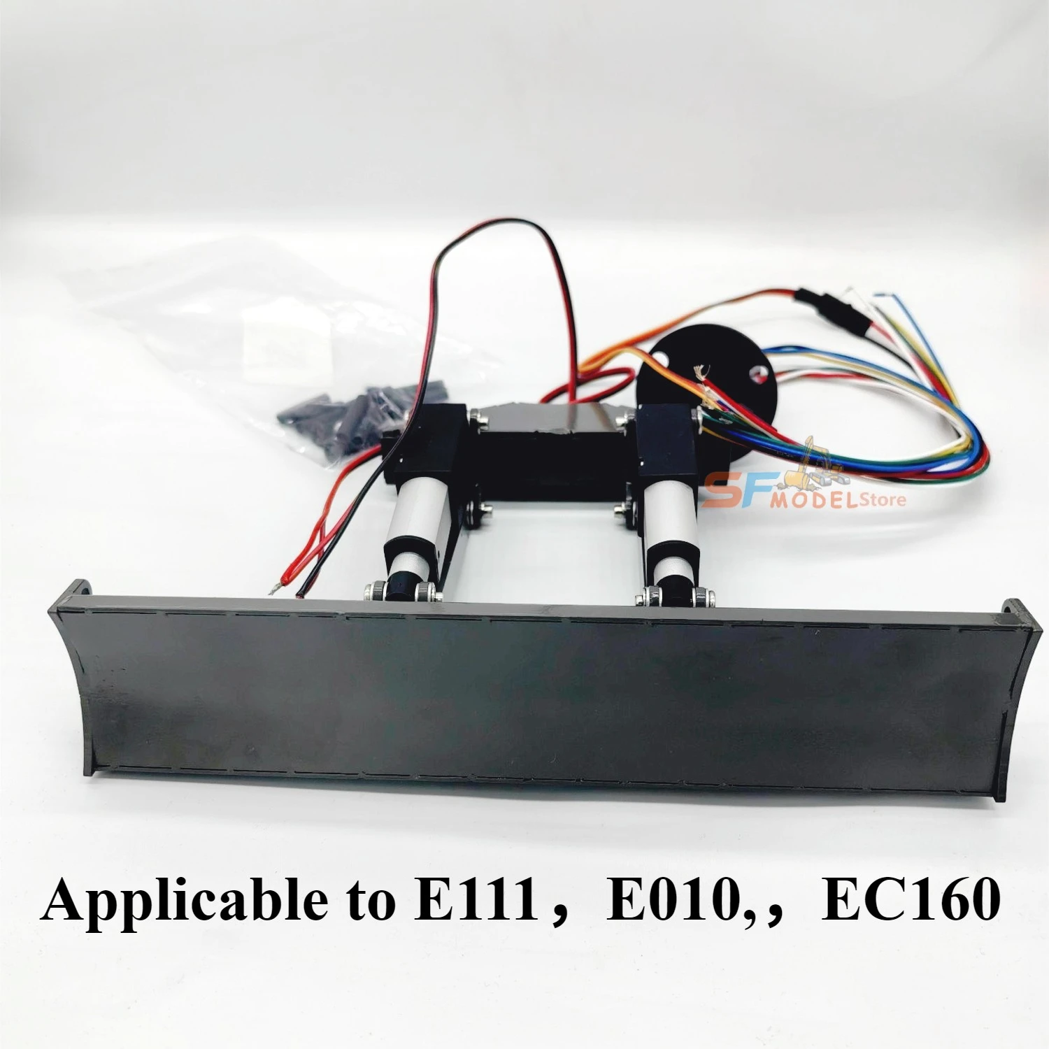 

RC EC160 Metal Bucket Kit Is Equipped with An Electric Linear Actuator for Upgrading The Double E E010 E111 Excavator Model