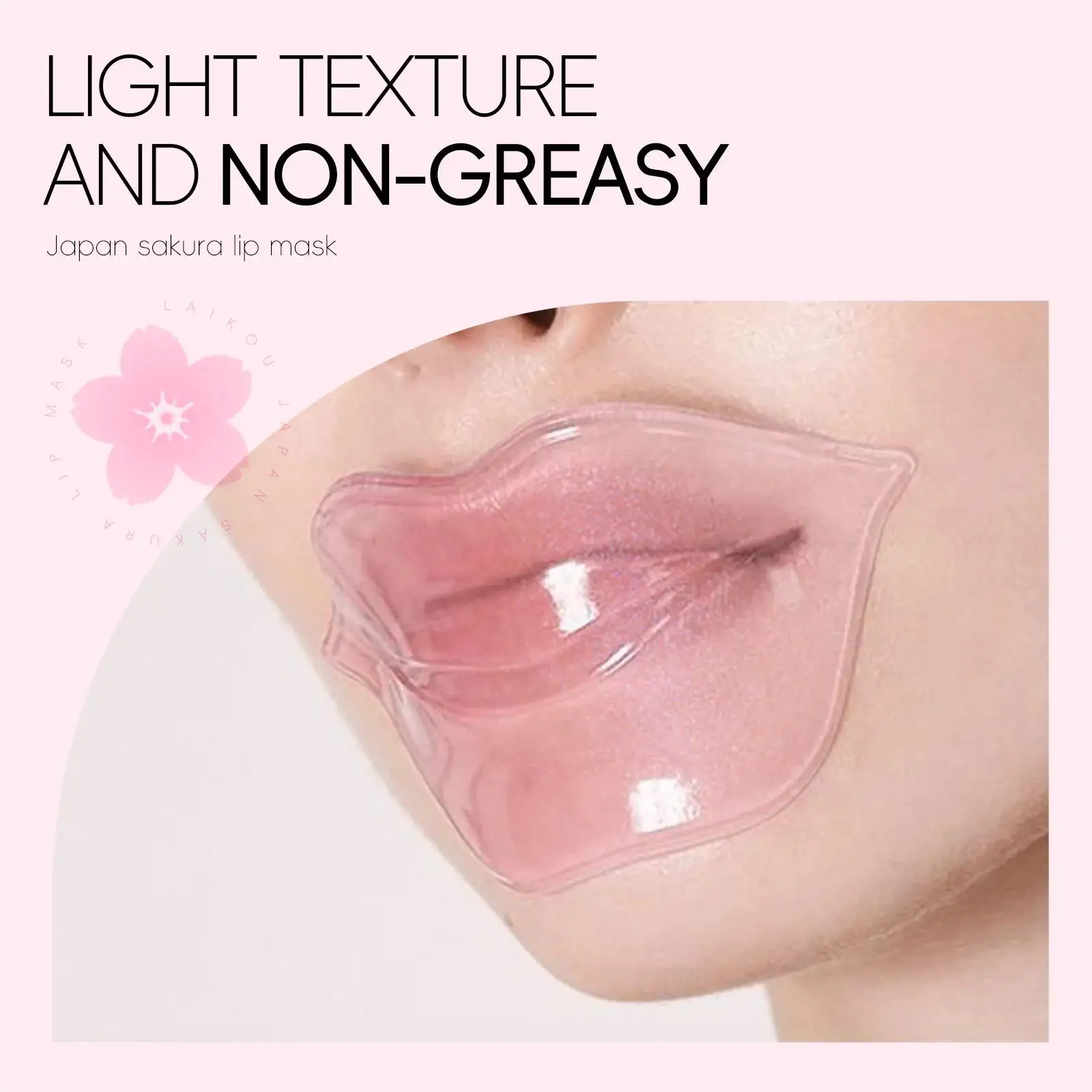 اليابان ساكورا الكولاجين قناع الشفاه ترطيب علاج ممتلئ لإصلاح الشفاه الجافة هلام منصات الرعاية الليلية الأساسية