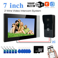 Smart Home Tuya Wireless Wifi Video Intercom 1080P Video Doorphone 7\