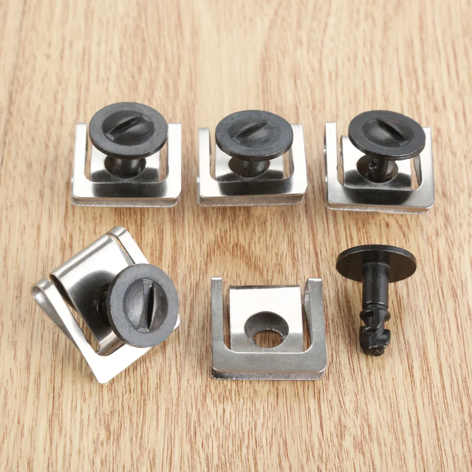 2x Metal Under Engine Cover Screws – Undertray Fitting Set For VW A4, Passat B5, A6, Superb 1 (8D0805121)