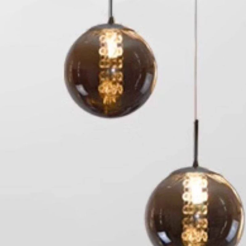 

Современный подвесной светильник из стекла для лестницы, для квартиры, для гостиной, для интерьера