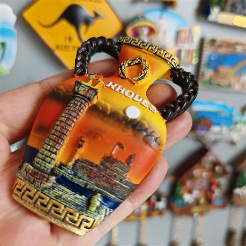 Fridge magnets Greece Croatia Brussels Belgrade Netherlands Budva  Pompei Italy Spain Iceland Tukey Germany Tourist souvenir