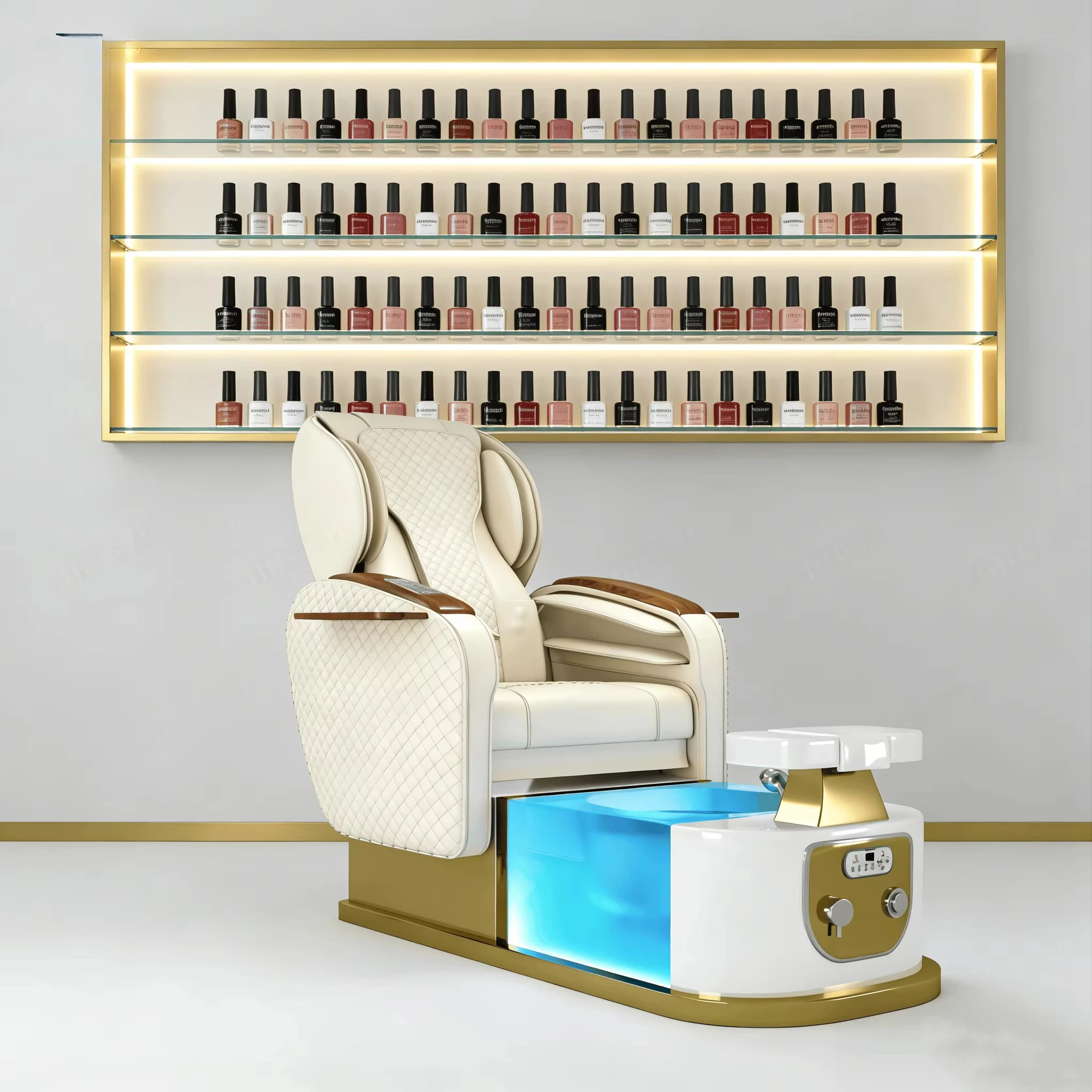 Unique Luxury Design Hand Massage Nail Spa Pedicure Sofa Electric Foot Massage Lounge Spa Pedicure Chair Salon view 6