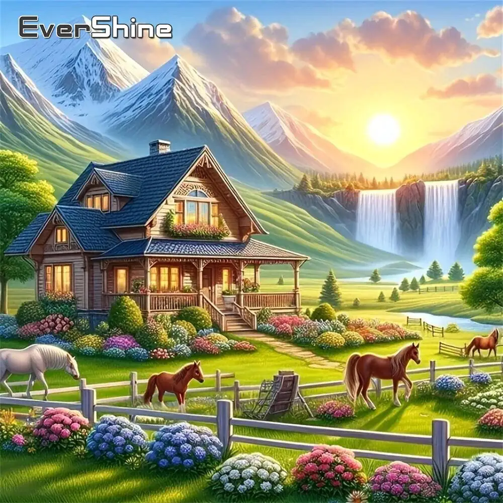 Evershine 5D DIY Diamant Malerei Schildkröte Tier Bild Strass Stickerei Schildkröte Handarbeiten Mosaik Cartoon Wand Dekor