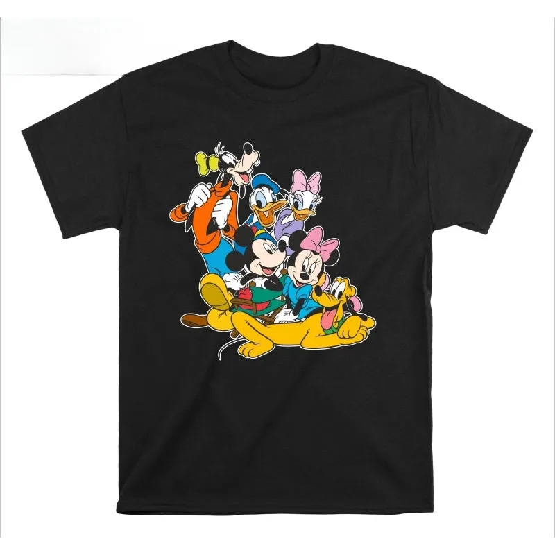 

Disney Characters T-shirt Cartoon Cute Cool T Shirt Men Women Unisex Tshirt 3836