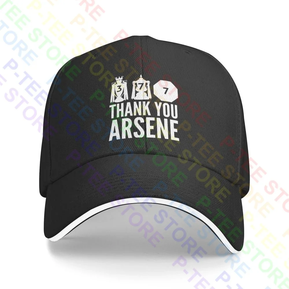 Thank You Arsene Trophies Wenger Sandwich Cap Baseball Cap Trucker Hat Design Splicing Comfortable