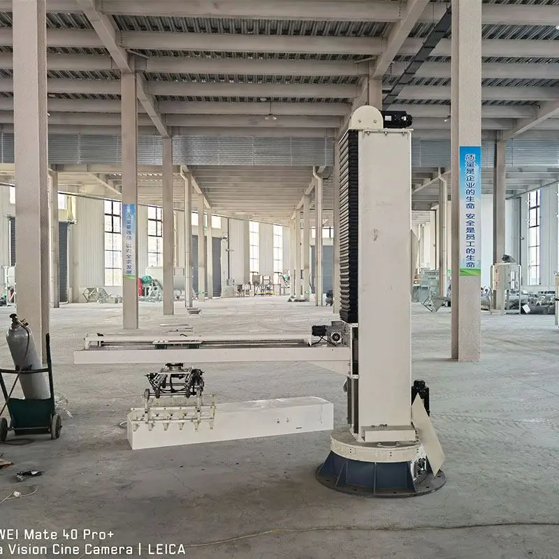 Palletizering Packing Packaging Line Stack 50kg 25kg Cement Bags Robotic Column Palletizer Animal Food Bag Machine