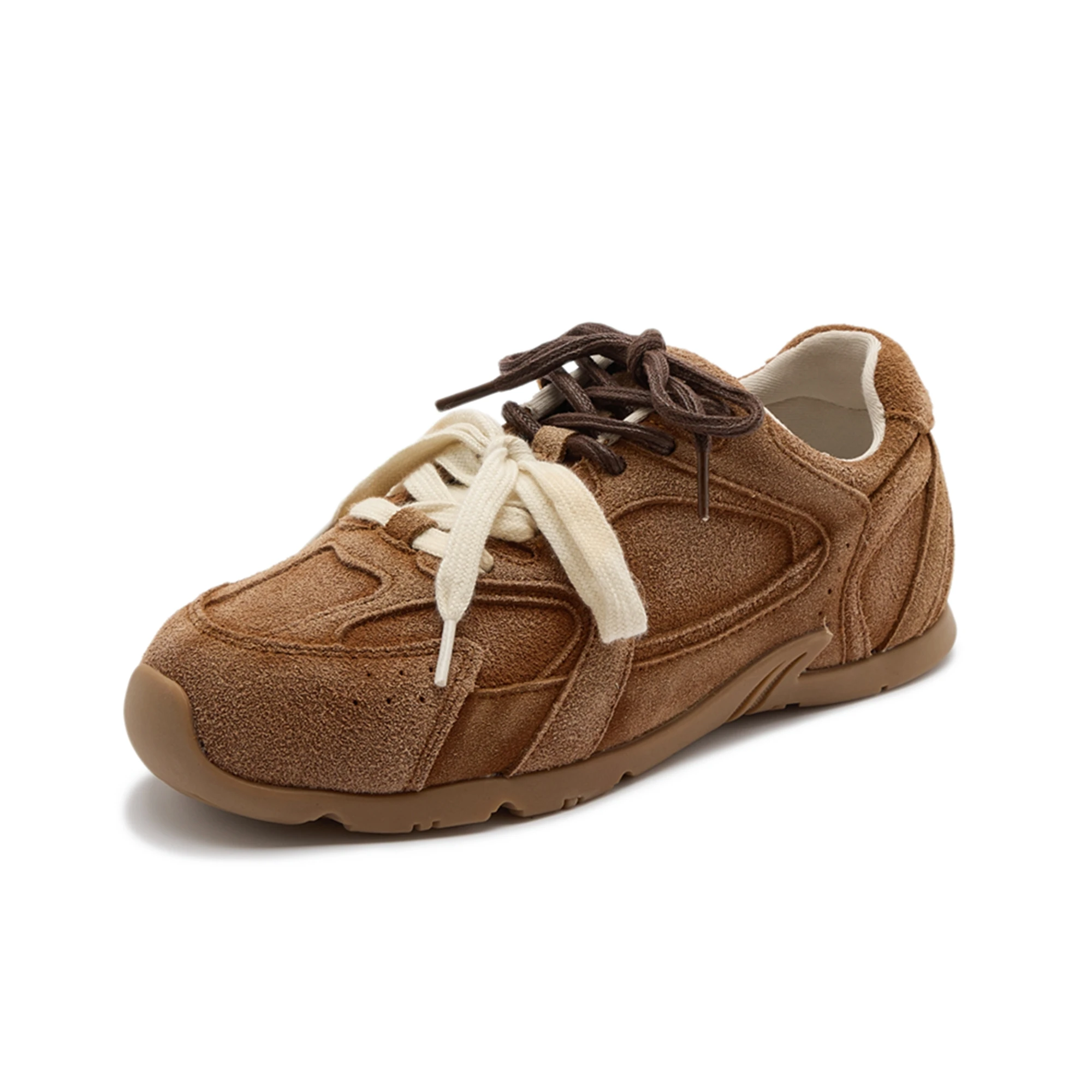 AIYUQI Women's Sneakers 2025 New Non-slip German Training Shoes For Women Flat Large-size Genuine Leather Running Female Shoes