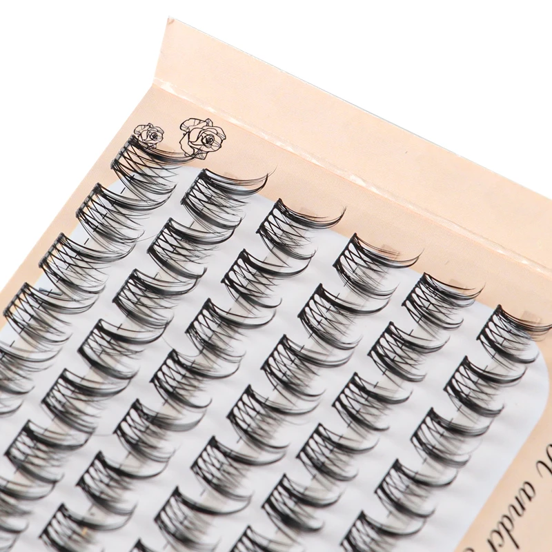 YSDO 6 Rows Eyelash Extension 66 Bundles Natural Long False EyeLashes Individual ClusterLashes Grafting Cilios Makeup tools