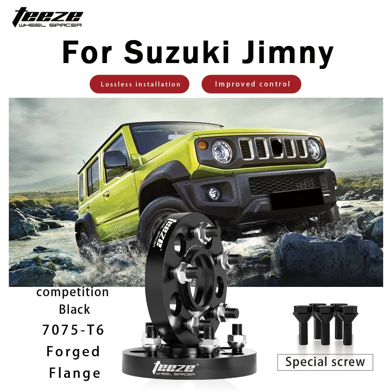 

TEEZE Forged Aluminum Alloy Wheel Spacers 5x139.7 CB 108.1mm M12x1.25 Hubcentric Adapters For Suzuki Jimny Samurai Sierra 1pcs