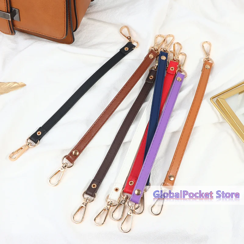 28Cm Pu Leather Handbag Handle For Women Short Bag Strap Replaceable Shoulder Strap Bag Belt Handle Fashion Bag Accessories view 2