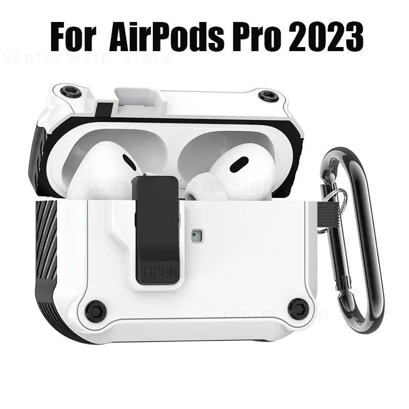 Automatic Lock Cover For AirPods 3 2 1 Pro 2023 Pro2 Case Headphone Coque For Airpods Pro 2 2nd 2022 Case For Aidpods Pro2 Capa