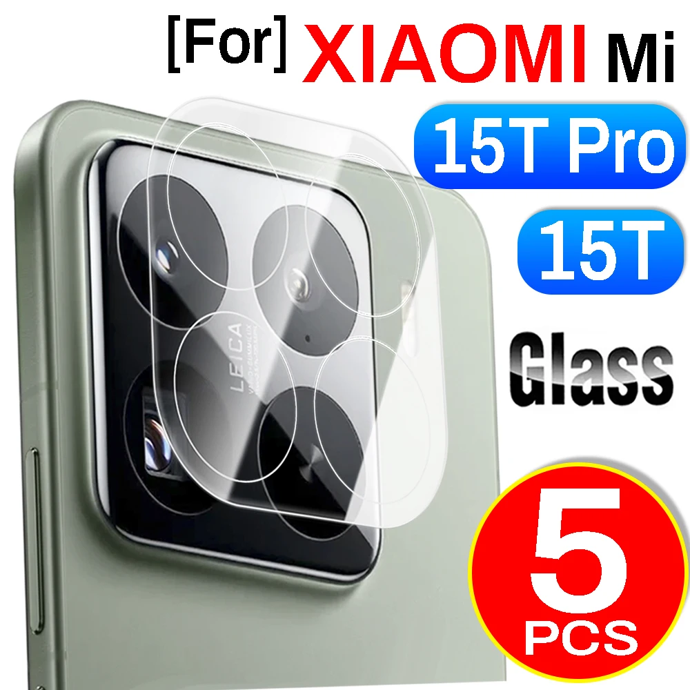 

1-5Pcs Camera Screen Protector for Xiaomi 15T HD Clear Anti-scratch Tempered Glass Lens Film Protective Films for Xiaomi 15T Pro