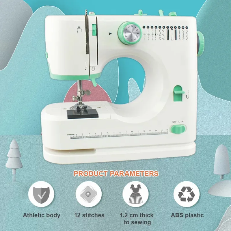 

EU Stock Mini Portable Electric Sewing Machine for Household FLSM-520 Sewing Maquina De Coser Factory Price