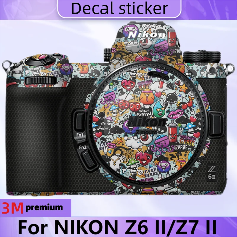 For NIKON Z6 II/Z7 II Camera Body Sticker Protective Skin DecalVinyl Wrap Film Anti-Scratch Protector Coat