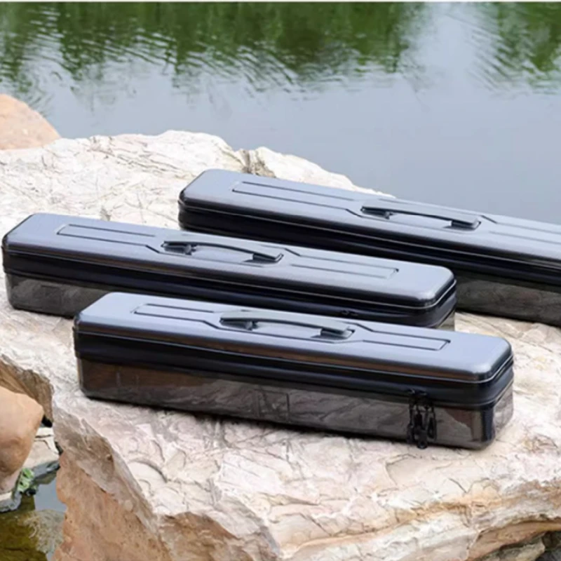 Lightweight Waterproof Fishing Gear Storage Box Hard Shell Sub Line Fishing Ditch Tool Kit Portable Hand Held Loach Bag