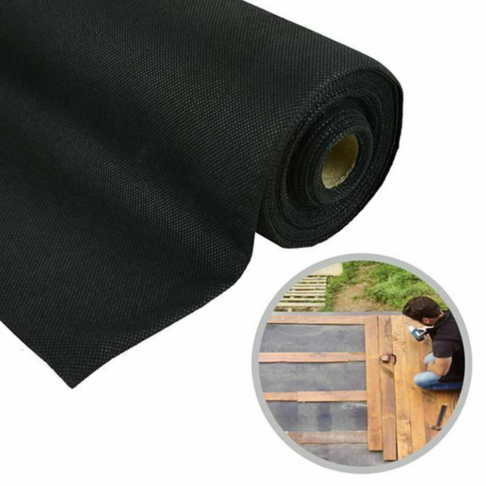 Garden Weed Control Fabric Membrane Ground Sheet Cover Cover Greenhouse Plant Membrane Decking Landscaping