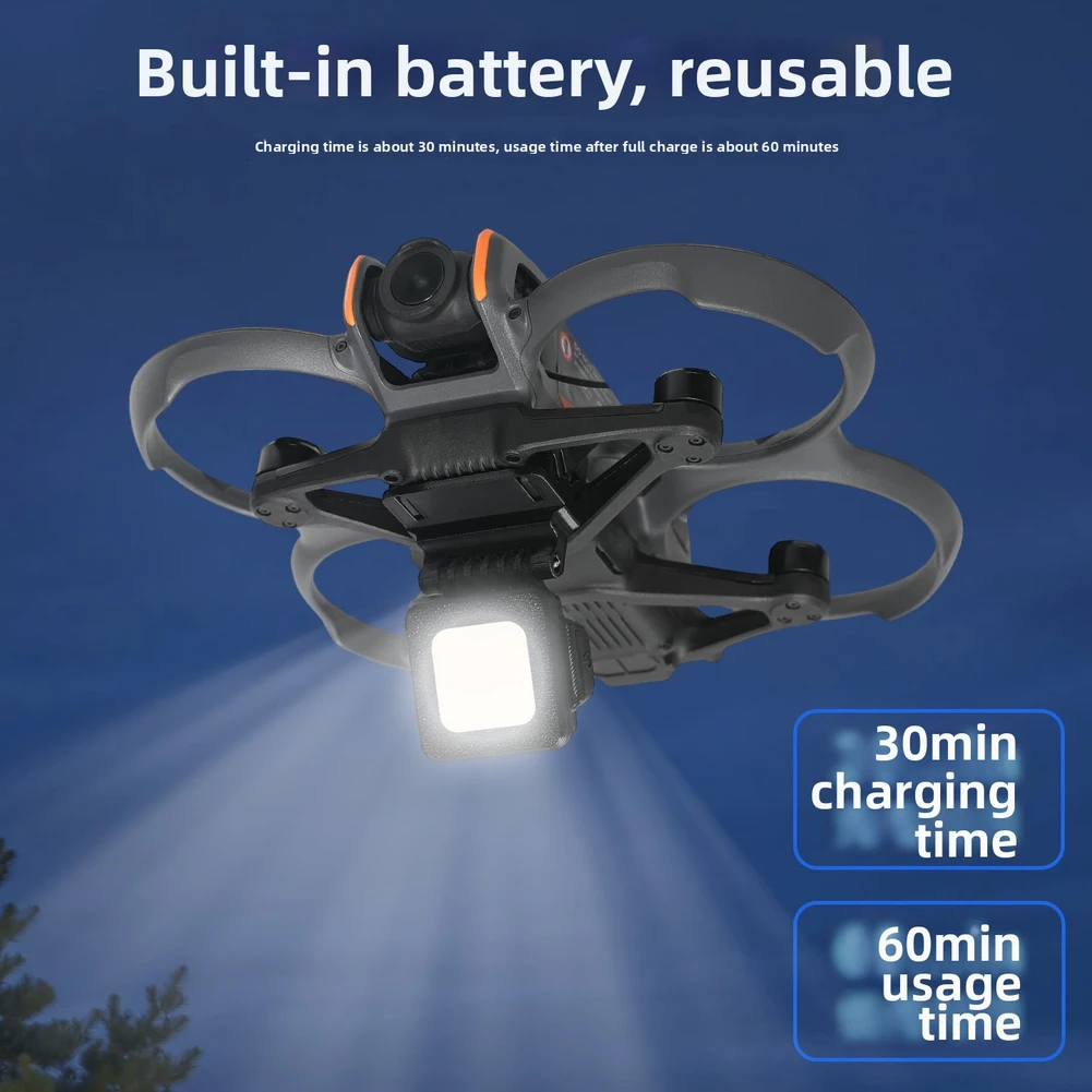For DJI Avata2 Navigation Lights Signal Lamp Night Searchlight Enhance Safety & Visibility Drones Replacement Accessories