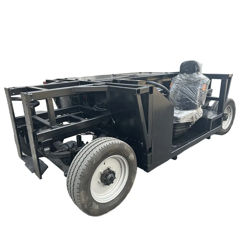 A full set of  for the chassis of fuel-driven mobile electric vehicles, four-wheel modified front and rear drive axle assemblies