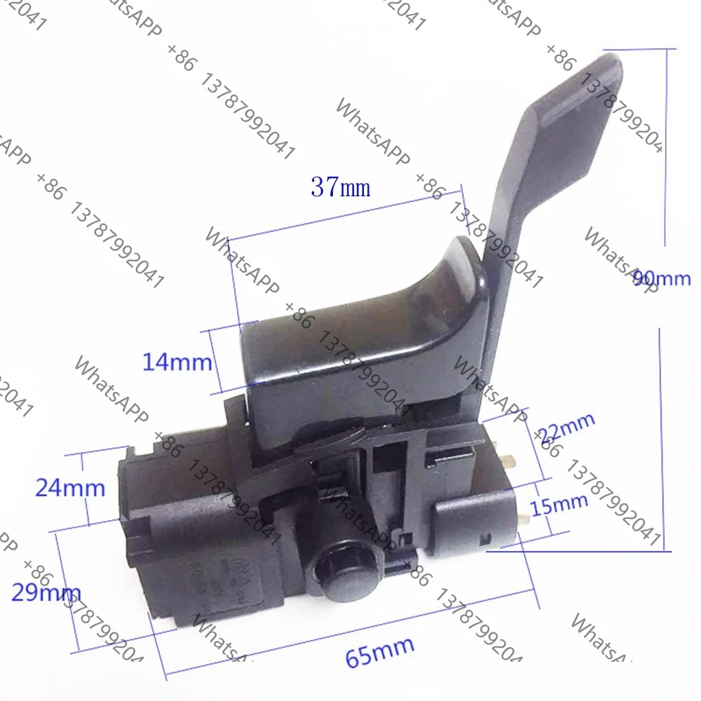4‑Pin Lock‑On Trigger Switch AC250V 6A 125V 8A For Hammer Drill J1Z‑FF05‑10A