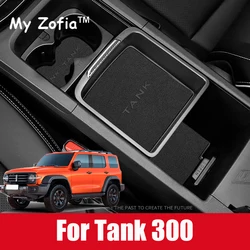 For GWM Great Wall Tank 300 2023 2024 2025 Car Door Slot Pad Water Coaster Storage Box Non-slip Mat Interior Decoration Protect