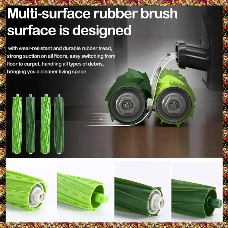 BTCL для Irobot Roomba серии E/I/J, E5 E6 I6 I7 + J7 +/Plus запасные части основная боковая щетка Hepa фильтр швабра тканевые аксессуары
