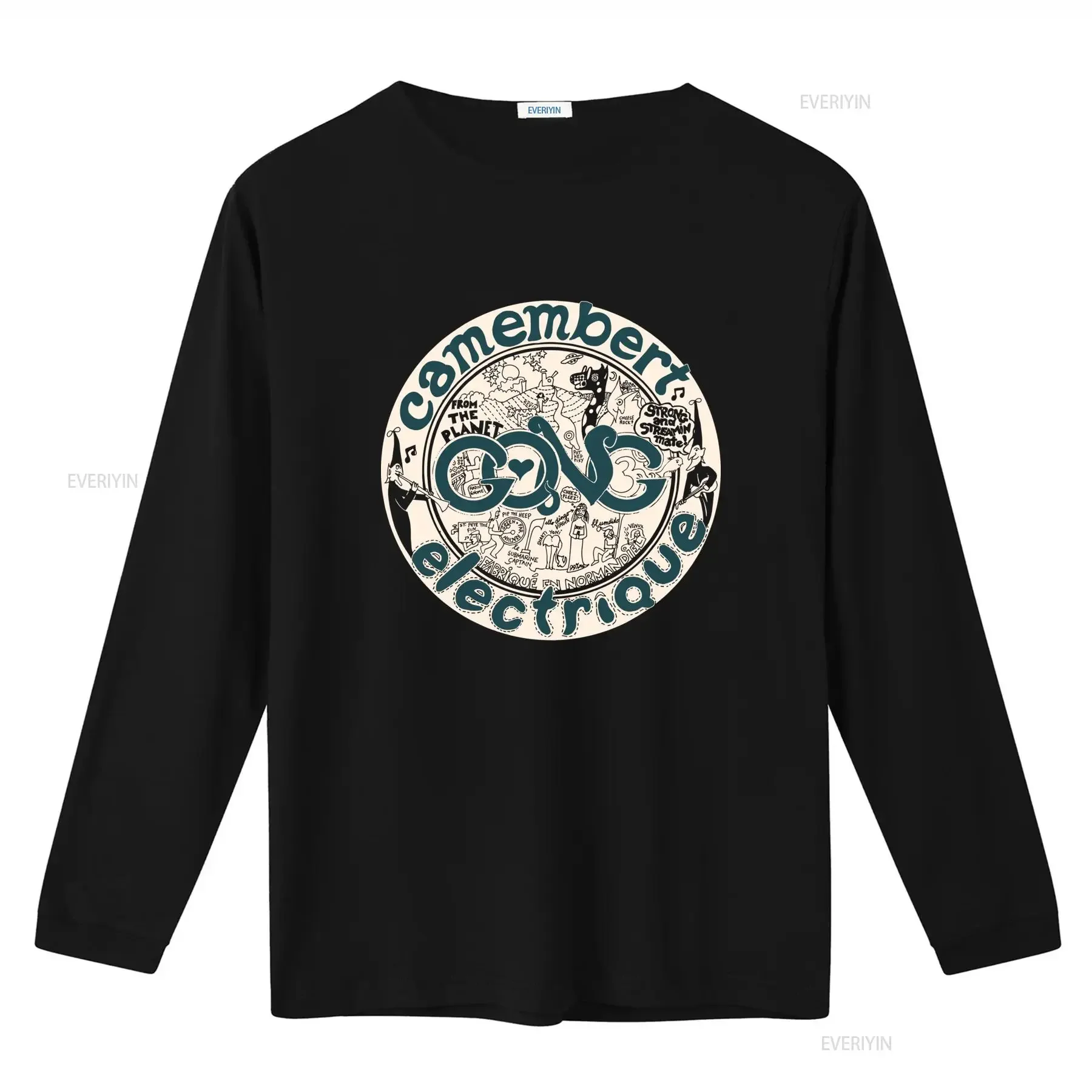 Camembert Electrique Album By Gong T Shirt Retro Rock Band Design Vintage Style Perfect for Music Lovers vintage Washed