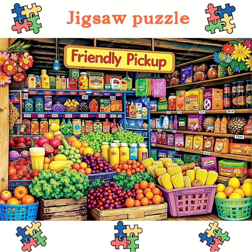 [Vibrant Jigsaw Puzzles] 2000/1314/1000/520pcs High-Quality Paper, Vibrant Puzzle Design, Durable Puzzle Pieces